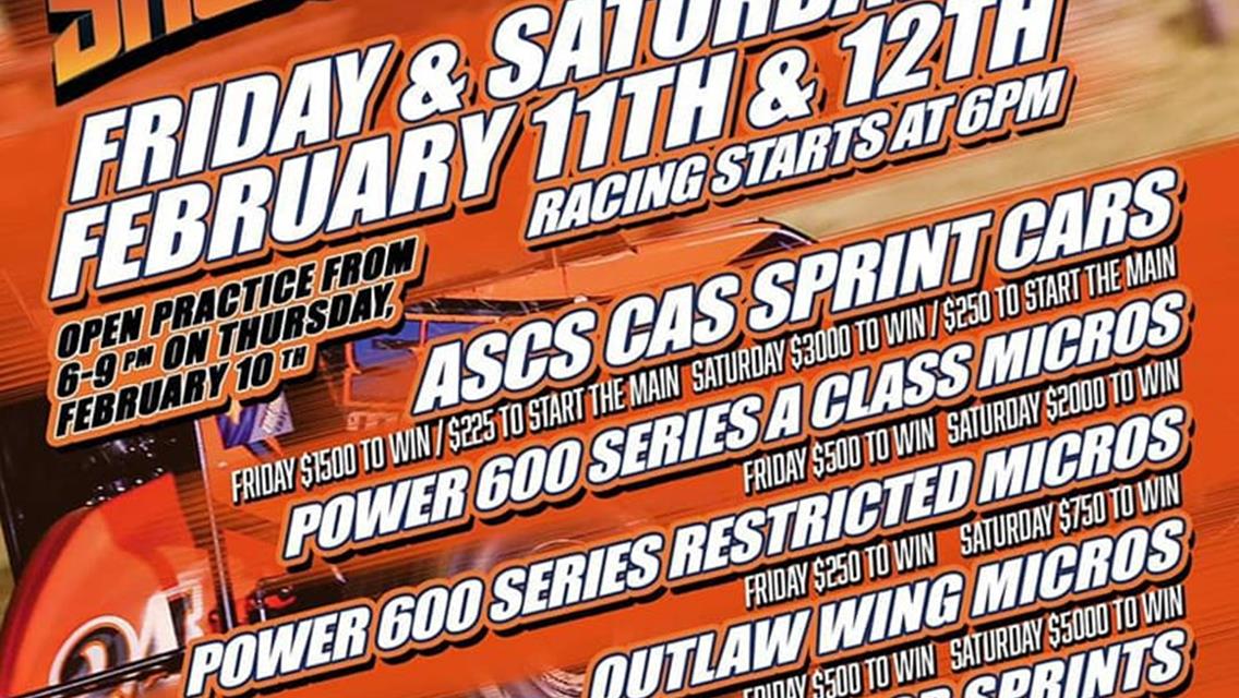 ASCS CAS Non-Wing Sprint Cars Kicking Off 2022 Season This Weekend