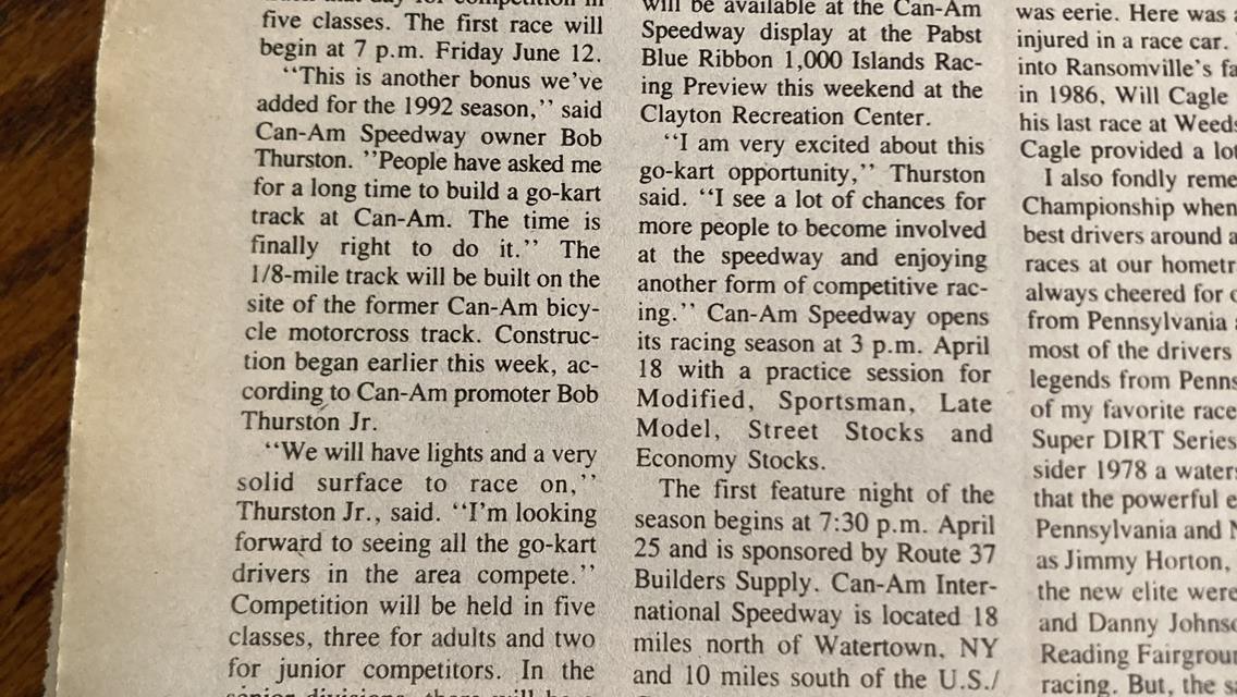 It's RACE DAY at Can-Am Speedway Karts!