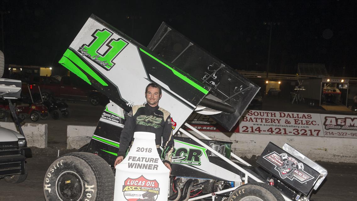 Roger Crockett Strikes First With Lucas Oil ASCS At The Devil’s Bowl