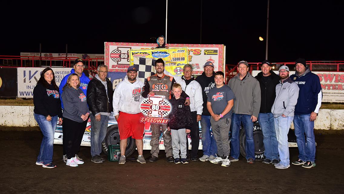 I-80 Speedway (Greenwood, NE) – Malvern Bank Series – SLMR Championship – October 15th, 2022. (Todd Boyd photo)