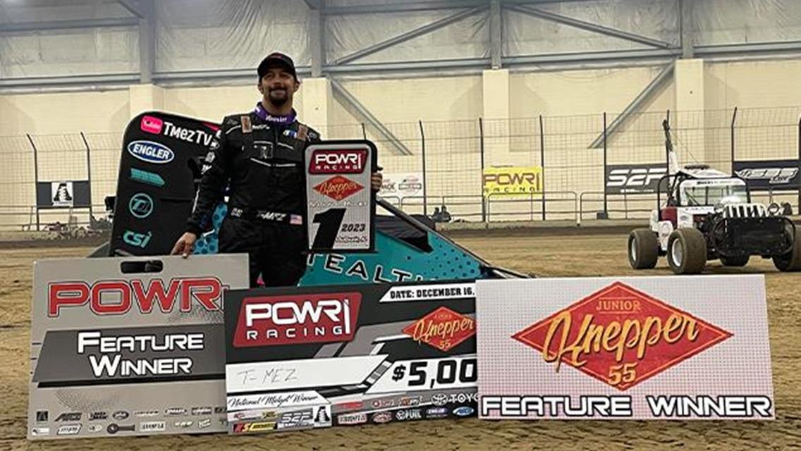 Thomas Meseraull Masters Jr Knepper 55 with POWRi National Midget League Win