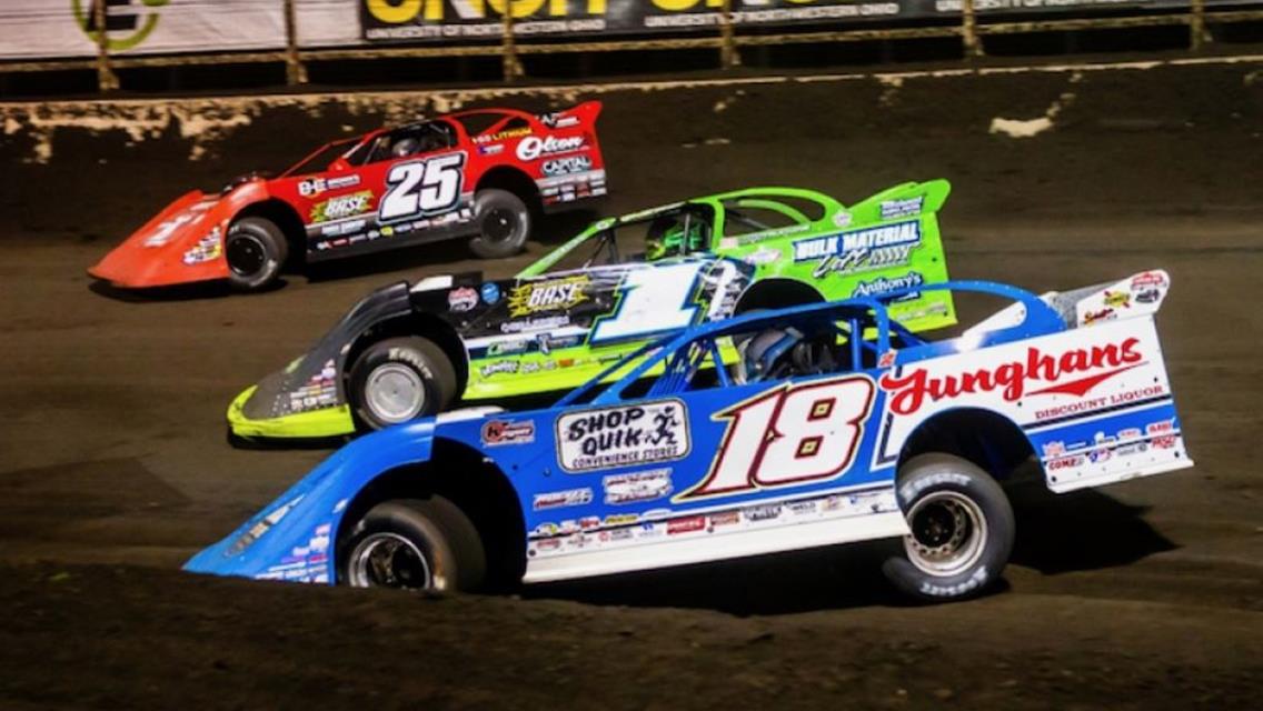Huset’s Speedway (Brandon, SD) – Lucas Oil Late Model Dirt Series – Silver Dollar Nationals – July 22nd, 2023. (Heath Lawson photo)