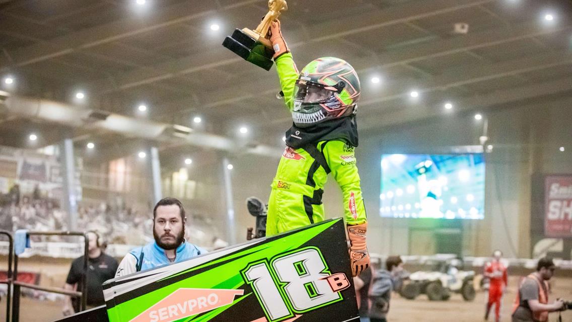 Brexton Busch Lands His First Junior Sprint Golden Driller At The Tulsa Shootout