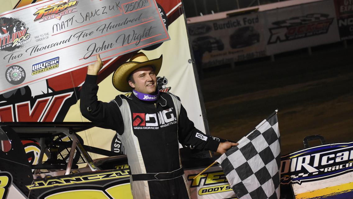 Matt Janczuk takes Fulton’s DIRTcar Sportsman Modified Series Fall Championship thriller with last-lap pass