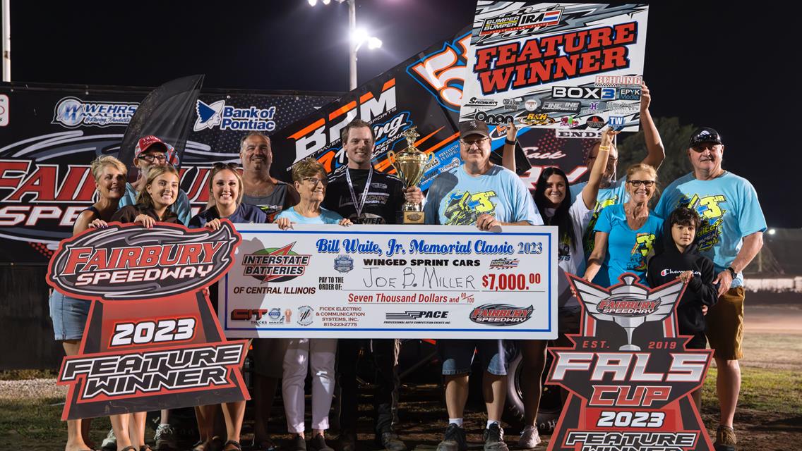 Joe B. Miller Hangs on to Win 11th and Final Annual Bill Waite Jr. Memorial