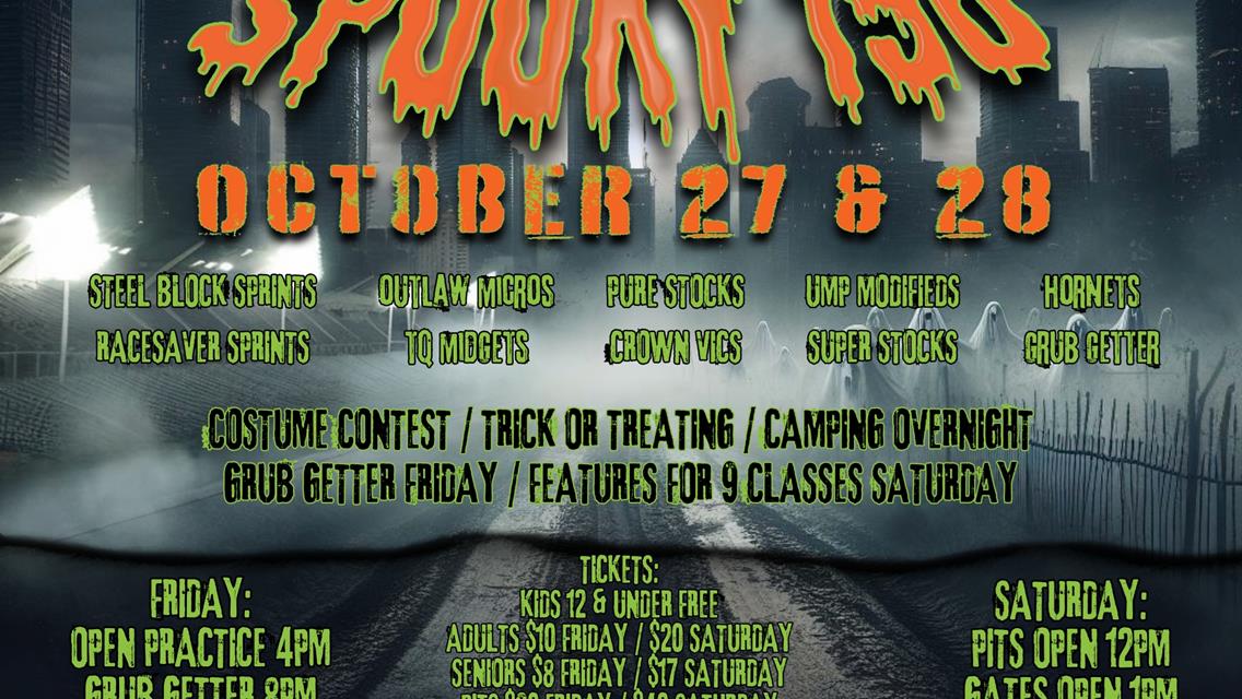 The Spooky 150 Is Up Next at Circle City Raceway!