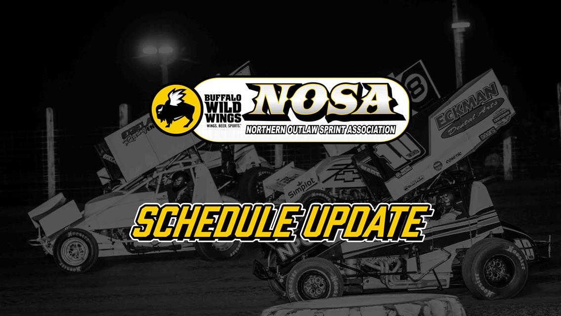 2020 Schedule Update