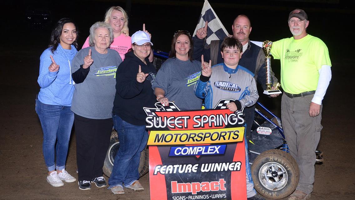 Galusha, Lunsford among weekend winners at Sweet Springs