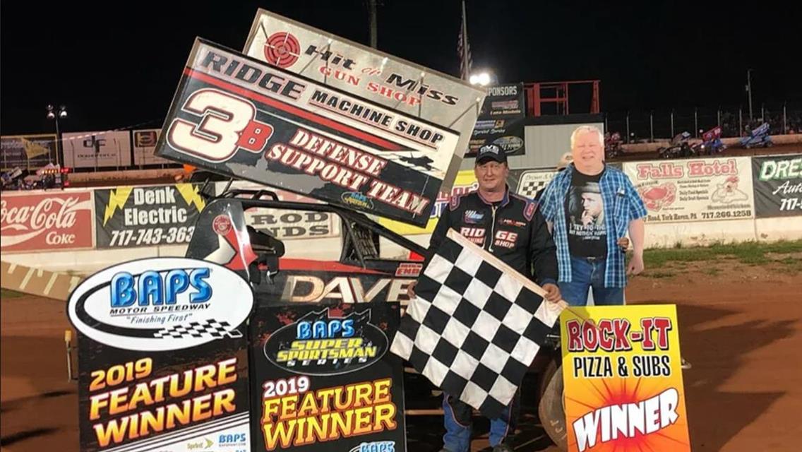 Mike Enders Finds Victory Lane for 1st Super Sportsman Victory at BAPS Motor Speedway