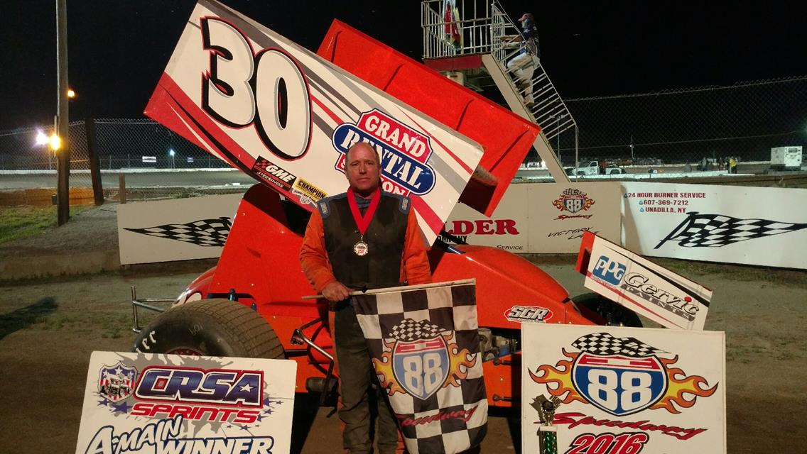 GOODRICH CLAIMS CHECKERED FLAG AT I88 SPEEDWAY SATURDAY NIGHT