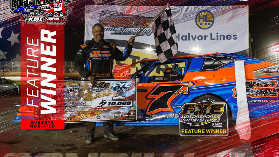 Final-Turn Pass Worth $10k for Sabraski in ‘Border Battle’ Night 2 Mod Main at Gondik Law Speedway
