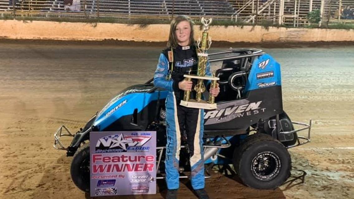 Chelby Hinton Captures NOW600 Tel-Star Ark-La-Tex Region Victory at 105 Speedway
