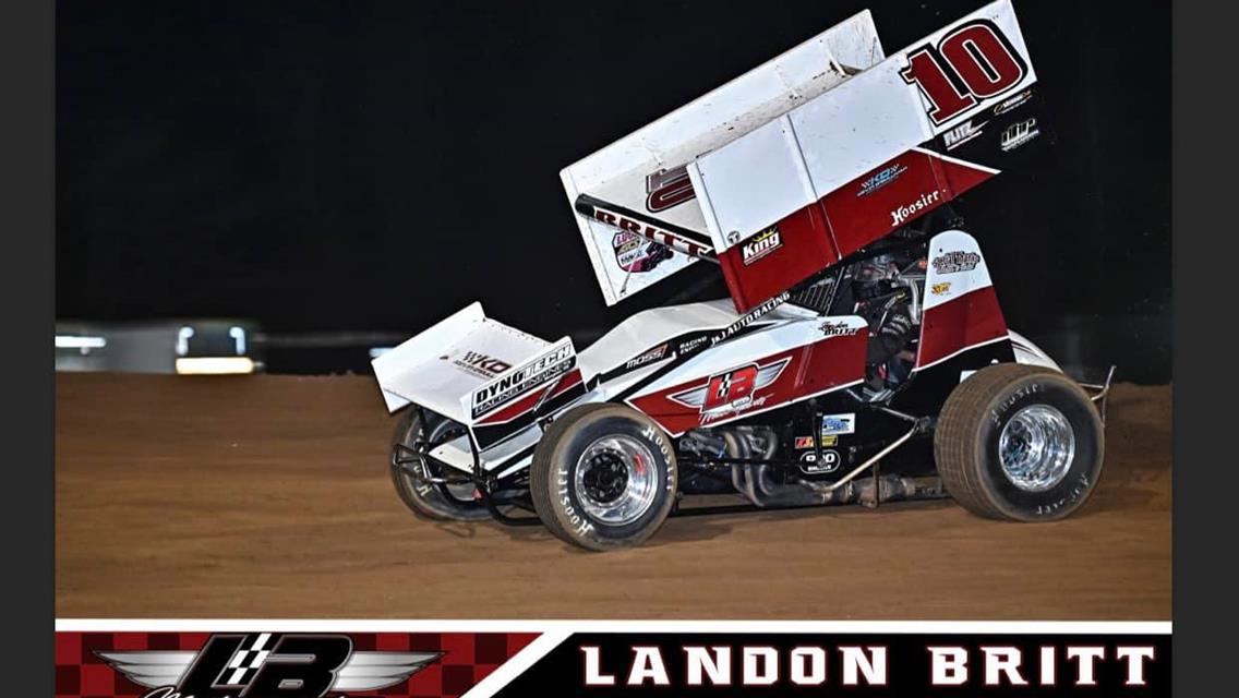 Britt Bags Top-10 Lucas Oil ASCS Finish at I-70