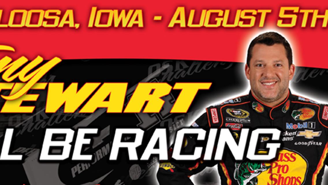 Tony Stewart is Racing August 5th!