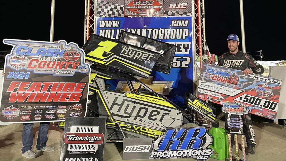 Boland, Hinton, and Weger Best NOW600 National Fields at Grayson County Speedway!