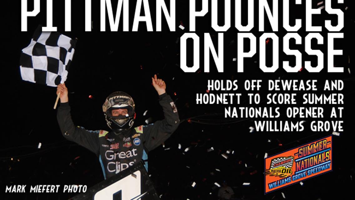 Pittman Pounces on Posse at the Grove