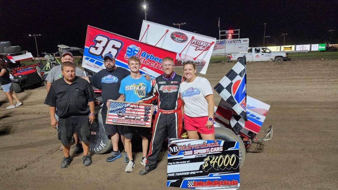 Jason Martin tames Belleville High Banks
