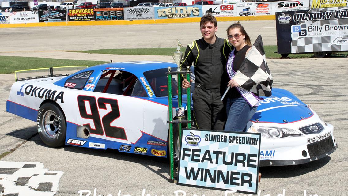 Fenhaus Tops Miracle On The High Banks Season Opener at Slinger Speedway