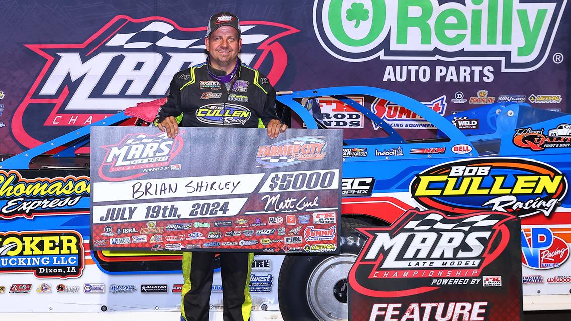 Farmer City Raceway (Farmer City, IL) – MARS Late Model Championship – Jr. Kimler Memorial – July 19th, 2024. (Josh James Artwork)