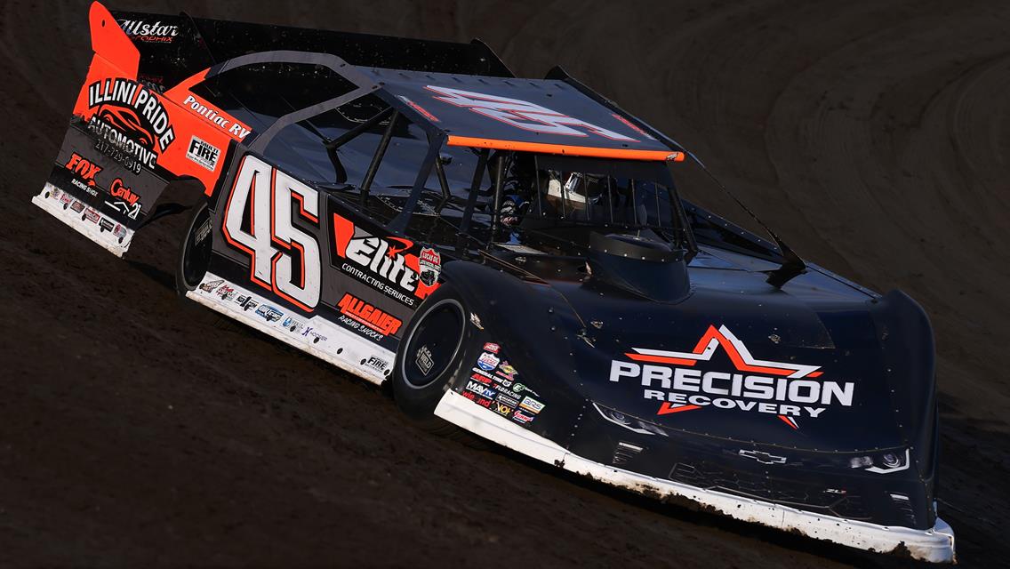 Farmer City Raceway (Farmer City, IL) – Lucas Oil Late Model Dirt Series – Farmer City 74 – May 10th, 2024. (Josh James Artwork)