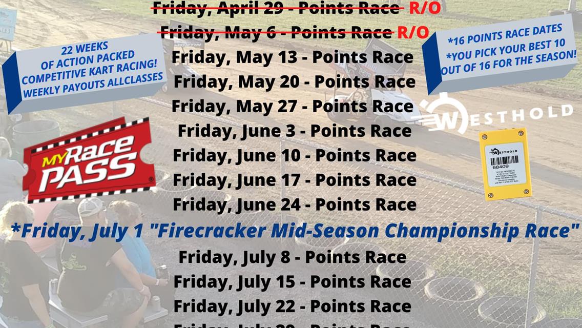 UPDATED SCHEDULE!