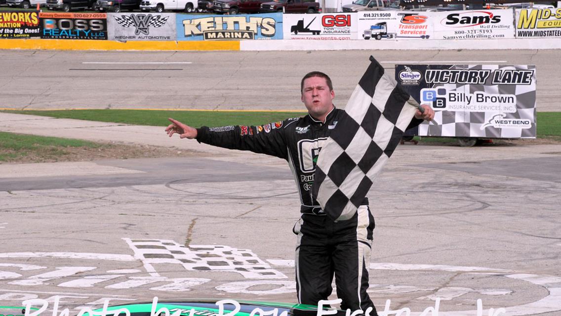 Alex Prunty Wins Carl Wegner Memorial 100 as RJ Braun Claims the Elite Eight Super Late Model Championship at Slinger