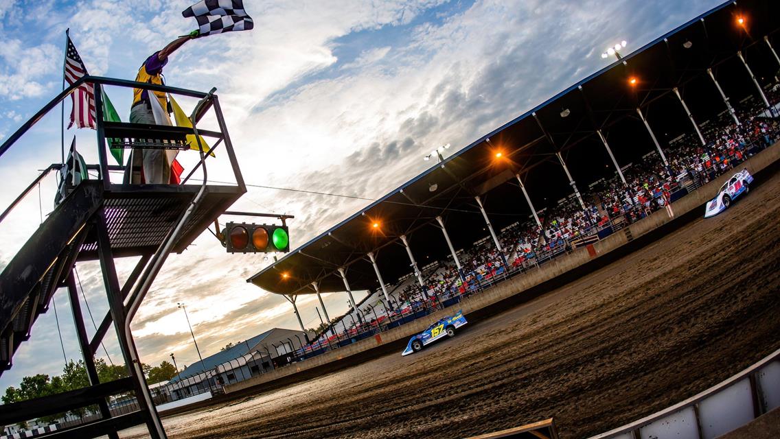 Davenport Speedway (Davenport, IA) – Lucas Oil Late Model Dirt Series (LOLMDS) – July 6th, 2022. (Heath Lawson photo)