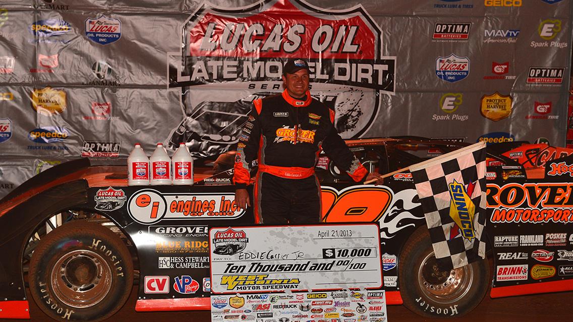 Eddie Carrier Jr. Wins at West Virginia Motor Speedway