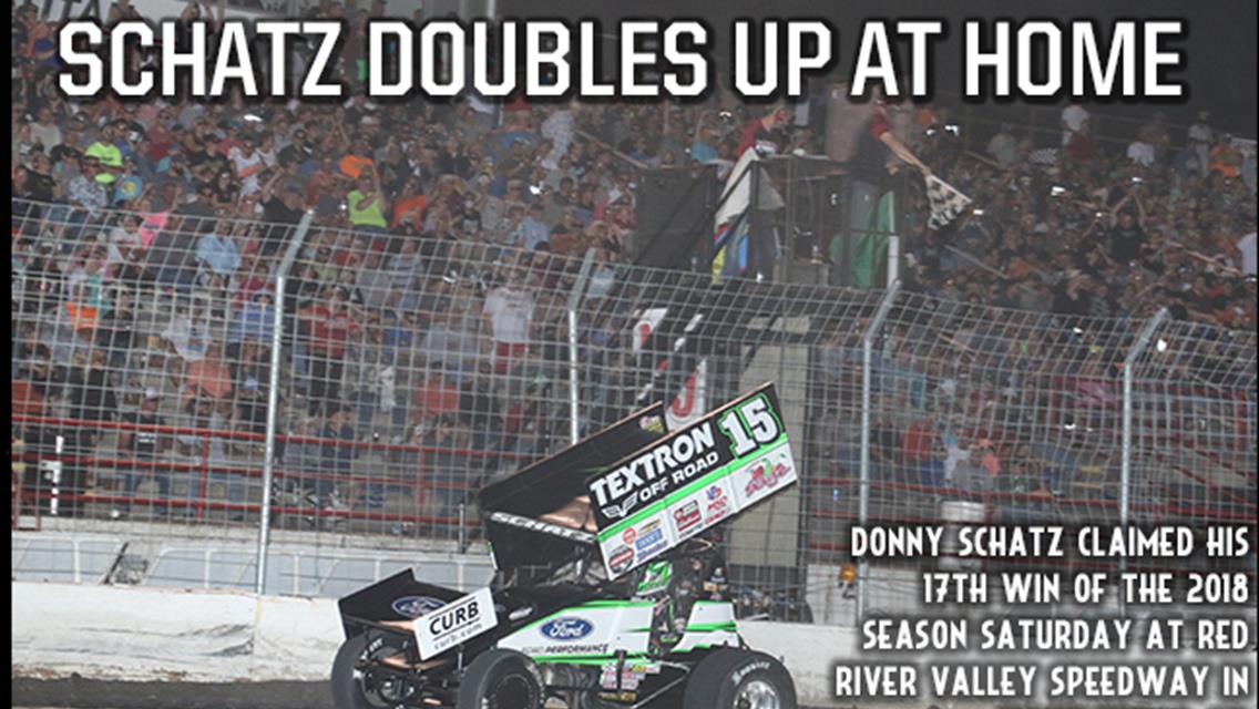 Donny Schatz Sweeps Weekend at Home with 17th Win of 2018 at Red River Valley