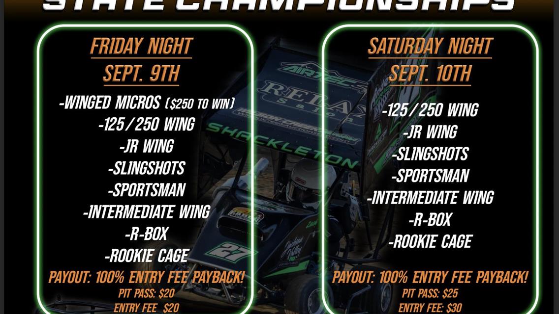 2022 Wisconsin Dirt Track State Championships at Thunder Hill Speedway