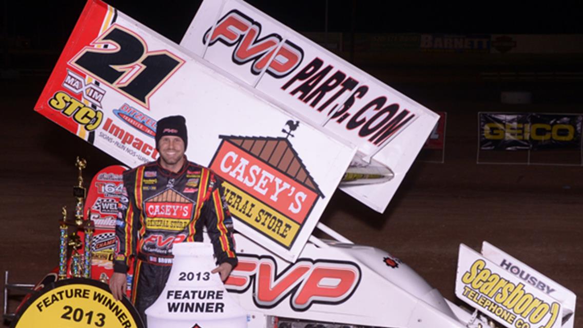 Brian Brown captures Lucas Oil ASCS season opener