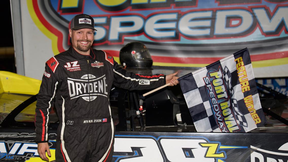Courtney Picks Up Win in Weikert Warmup, Flinner Charges for Emotional Victory, Zook Stays Hot at Port Royal Speedway