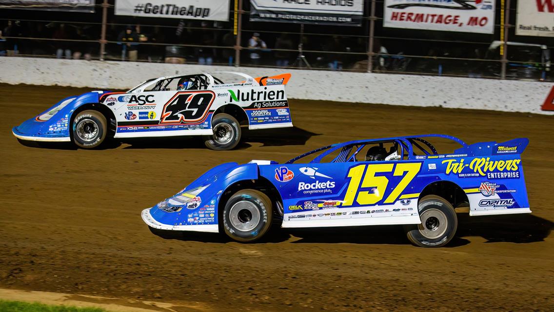 Lucas Oil Speedway (Wheatland, Mo.) – Lucas Oil Late Model Dirt Series – Show-Me 100 – May 27-28th, 2022. (Heath Lawson photo)