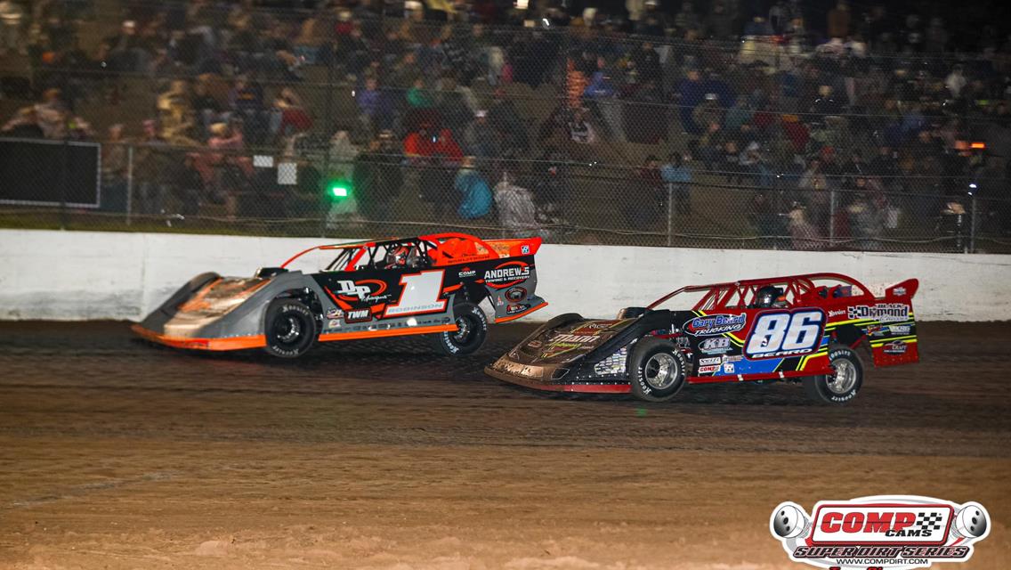 Boothill Speedway (Greenwood, LA) – Comp Cams Super Dirt Series – Ronny Adams Memorial – March 8th-9th, 2024. (Turn 3 Images)