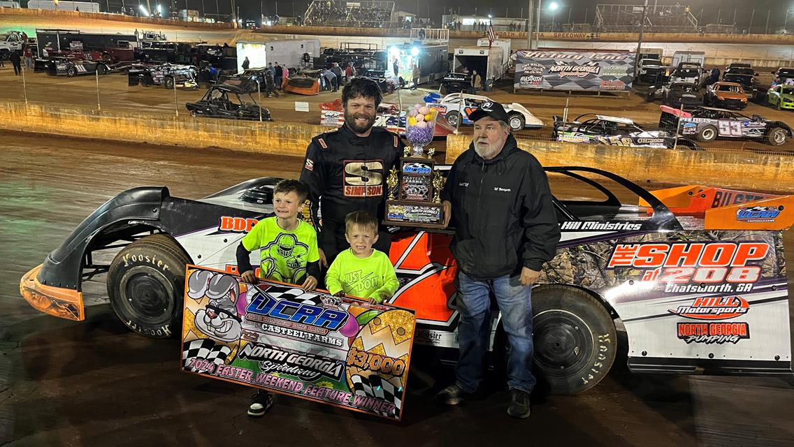 Chip Brindle won the UCRA race at North Georgia Speedway on March 30, 2024.