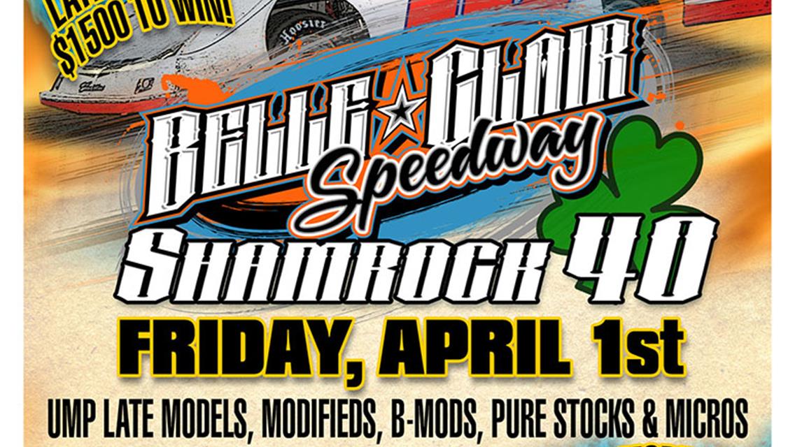 Shamrock 40 Rescheduled for Friday, April 1st in conjunction with the Bob Johnston Classic