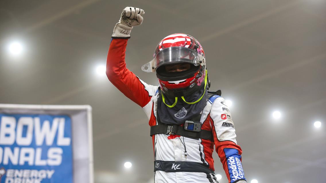 Kyle Larson Prevails During Monday’s 2nd Opinion Auto Center Qualifying Night