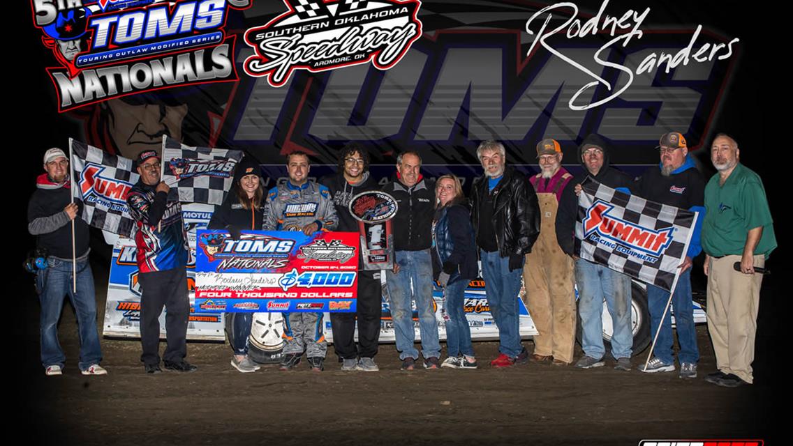 Rodney Sanders double dips at Ardmore in TOMS Nationals