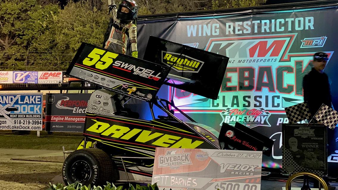 Barnes Sweeps Lucas Oil NOW600 Series Restricted ‘A’ Class Action During KKM Giveback Classic Opener at Port City Raceway