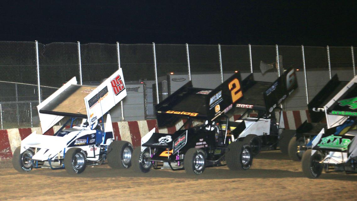 ROGER CROCKETT AMBUSHES BRAD LOYET FOR BILL WAITE JR. MEMORIAL WIN IN BUMPER TO BUMPER IRA SPRINT ACTION AT LA SALLE!