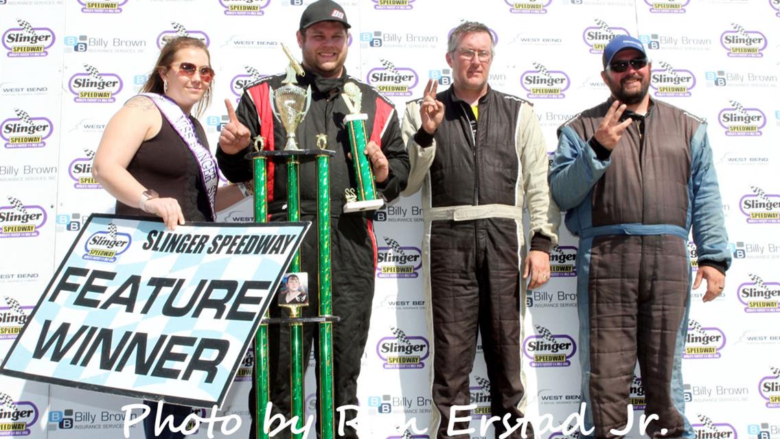 Fenhaus Tops Miracle On The High Banks Season Opener at Slinger Speedway