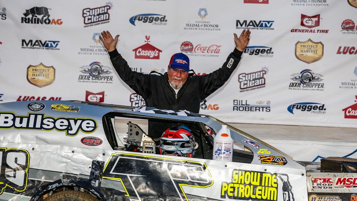 Lucas Oil Speedway Spotlight: USRA Veteran Modified racer Terry Kirk soaks in first feature win in ages