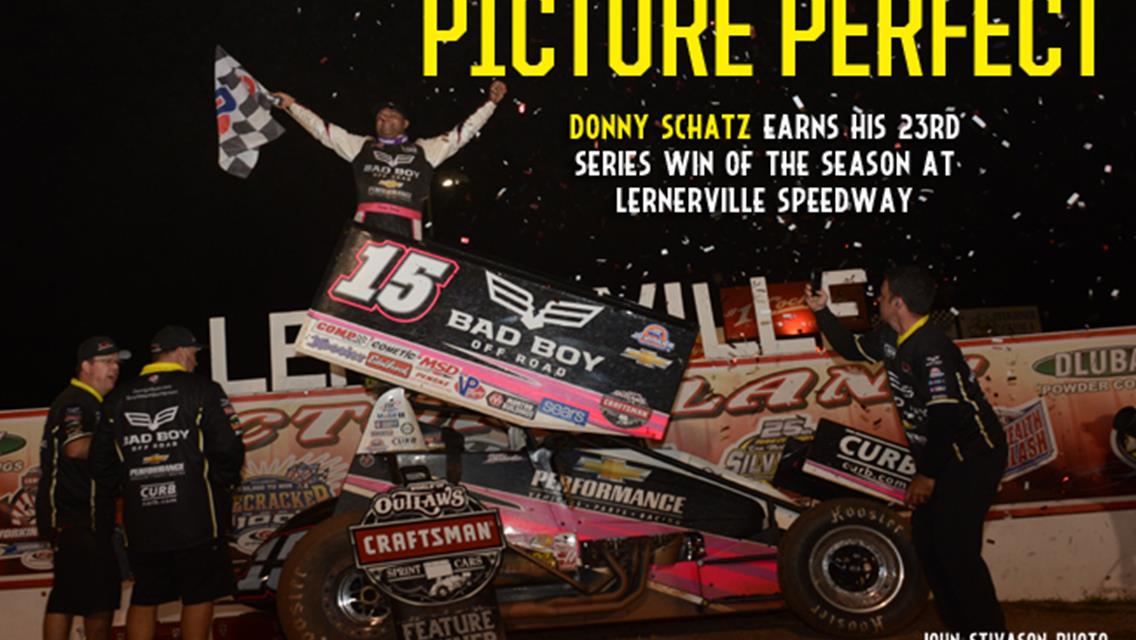 Schatz Settles Commonwealth Clash at Lernerville