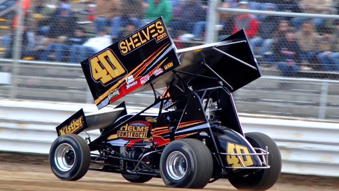 Helms Involved in Early Crash that Hampers Him at Ronald Laney Memorial