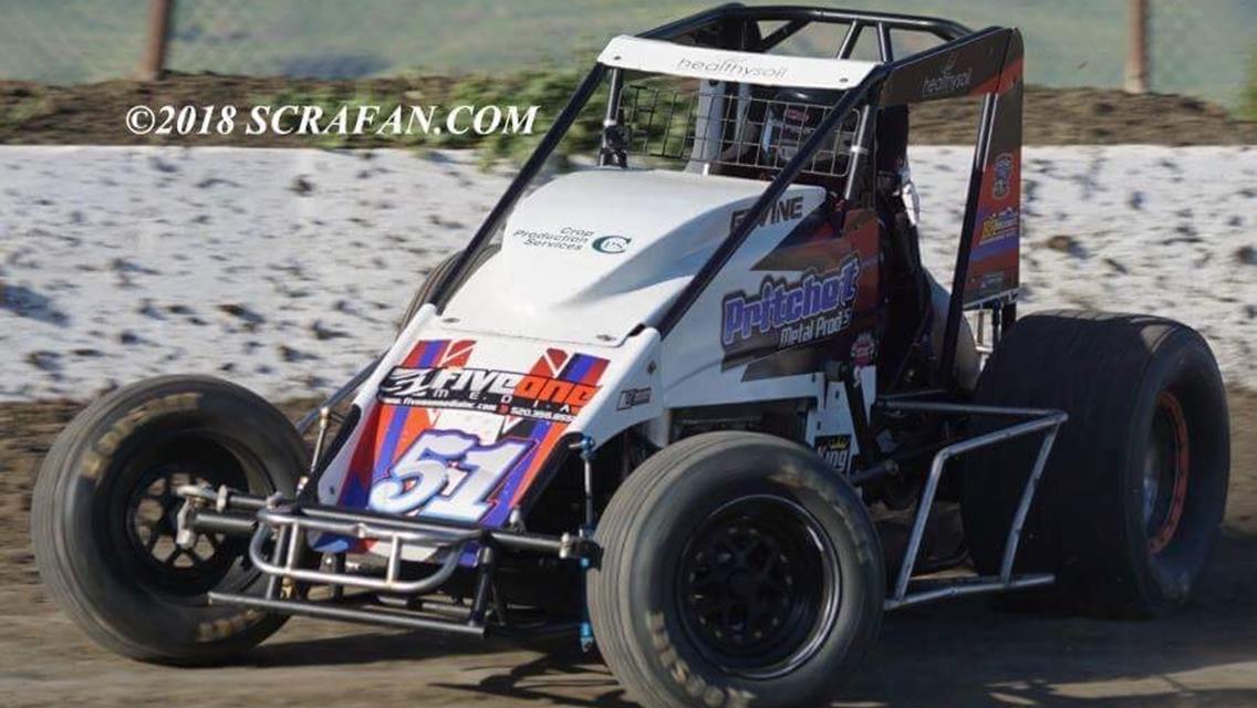 Austin Ervine Scores First USAC West Coast Series Top-Ten Finish