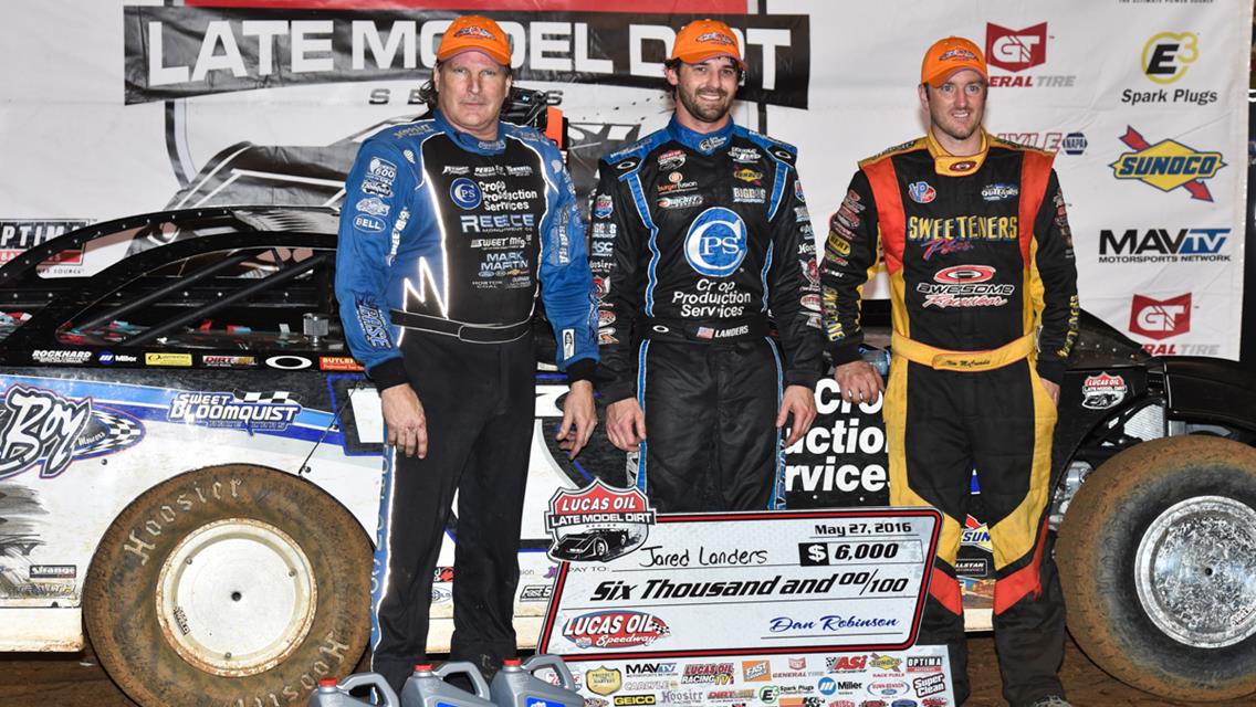 Landers Lands First Lucas Oil Victory of 2016