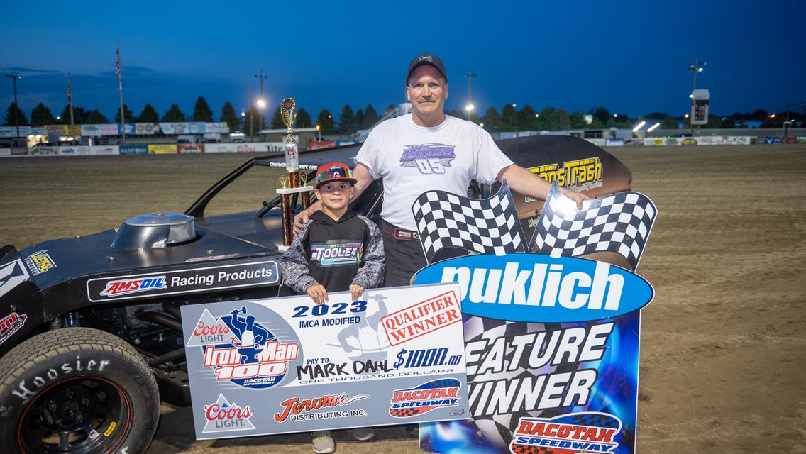 DAHL EARNS POLE POSITION FOR IRON MAN 100