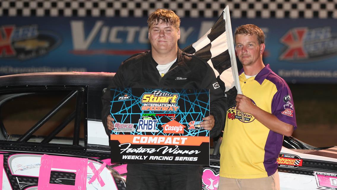 Morris Gets First Feature Win at Stuart Speedway