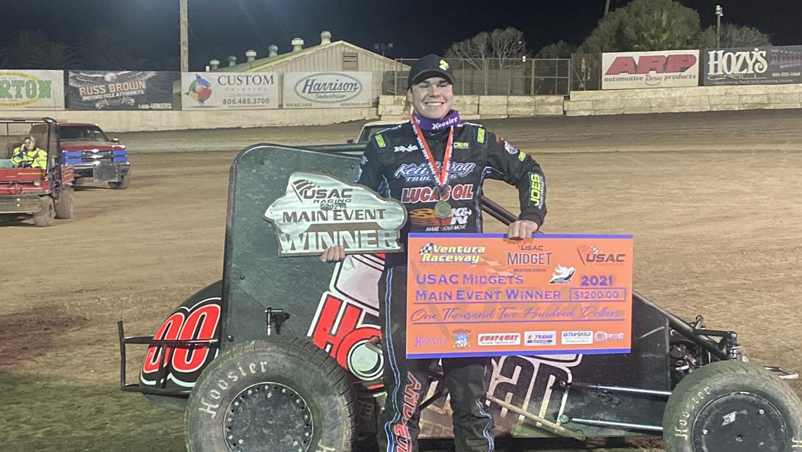 USAC midget WIN at Ventura Raceway