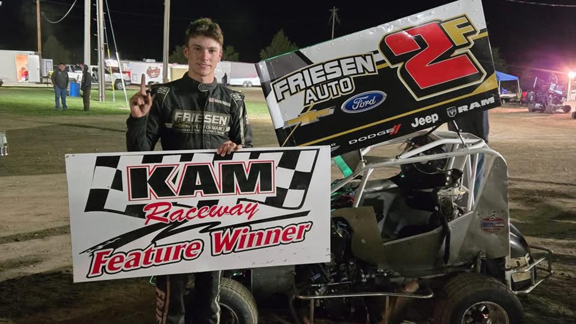 Soares, Friesen, Roberts, and Kalkwarf Score KAM Raceway Opening Night Wins on Friday!